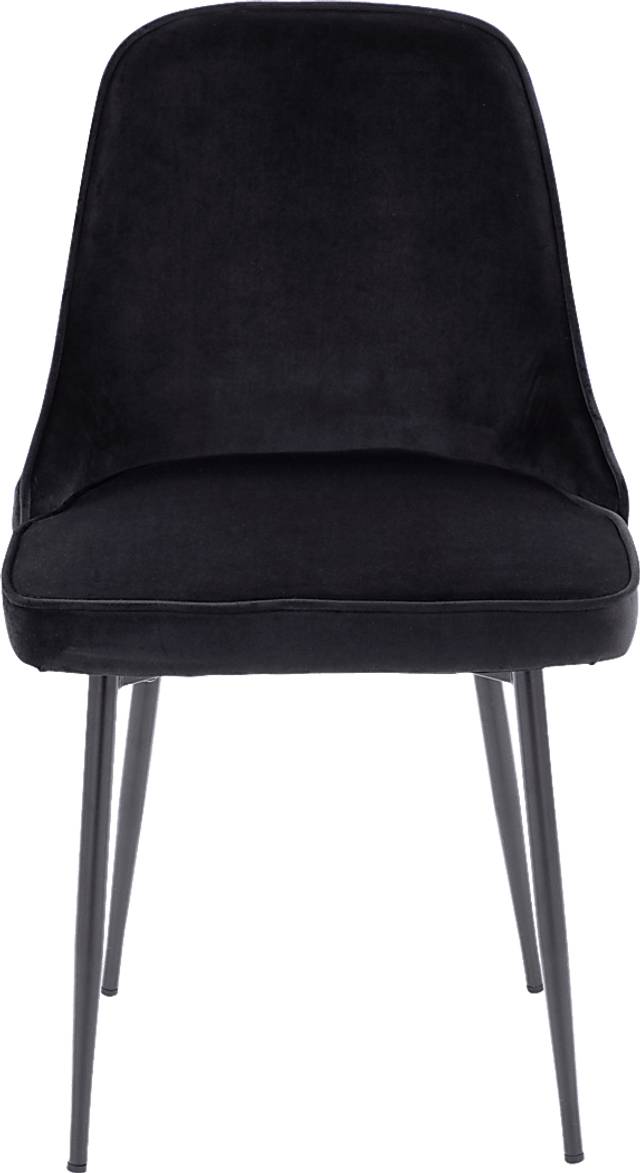 Clovis III Black Dining Chair, Set of 2 - Thumbnail - Image 2