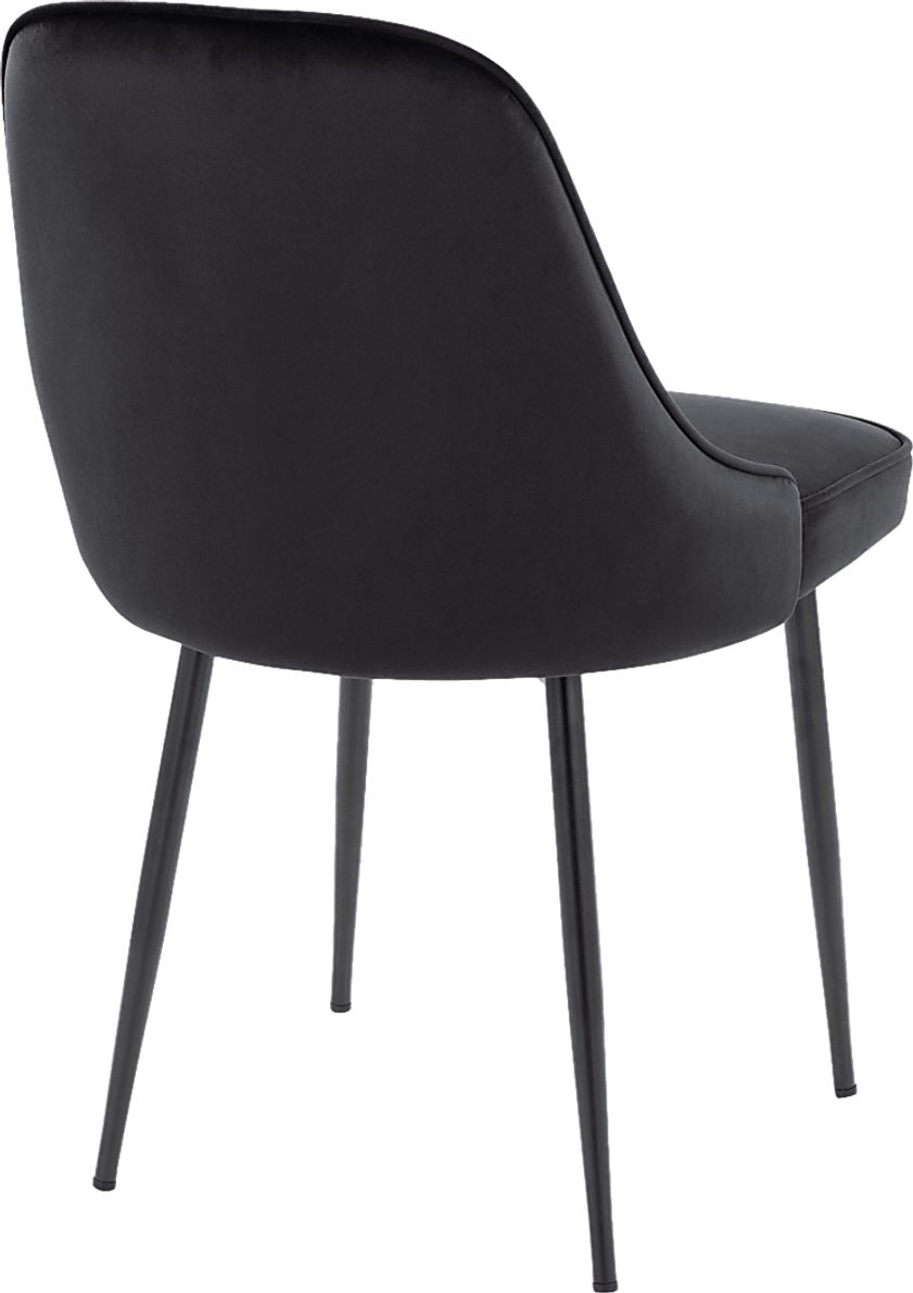 Clovis III Black Dining Chair, Set of 2