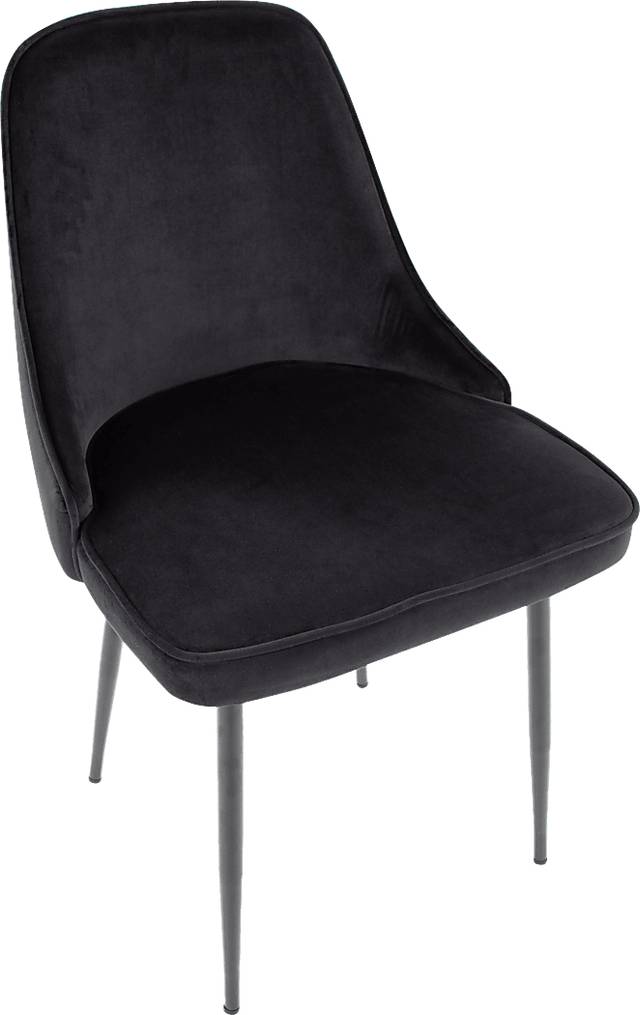 Clovis III Black Dining Chair, Set of 2 - Thumbnail - Image 5