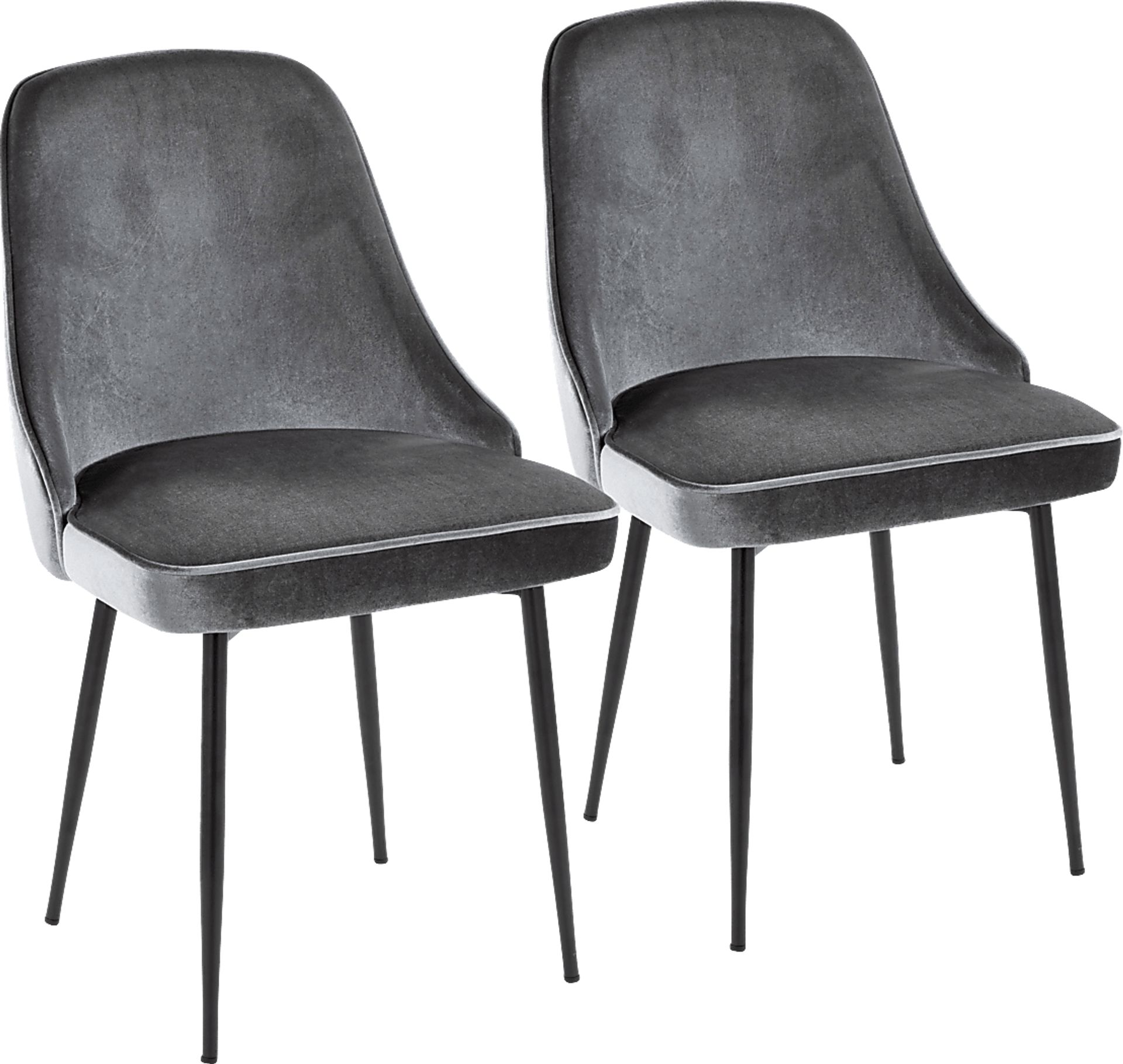Clovis III Blue Dining Chair, Set of 2 - Image 1