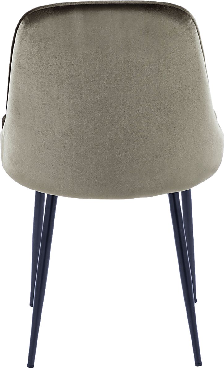 Clovis III Green Dining Chair, Set of 2