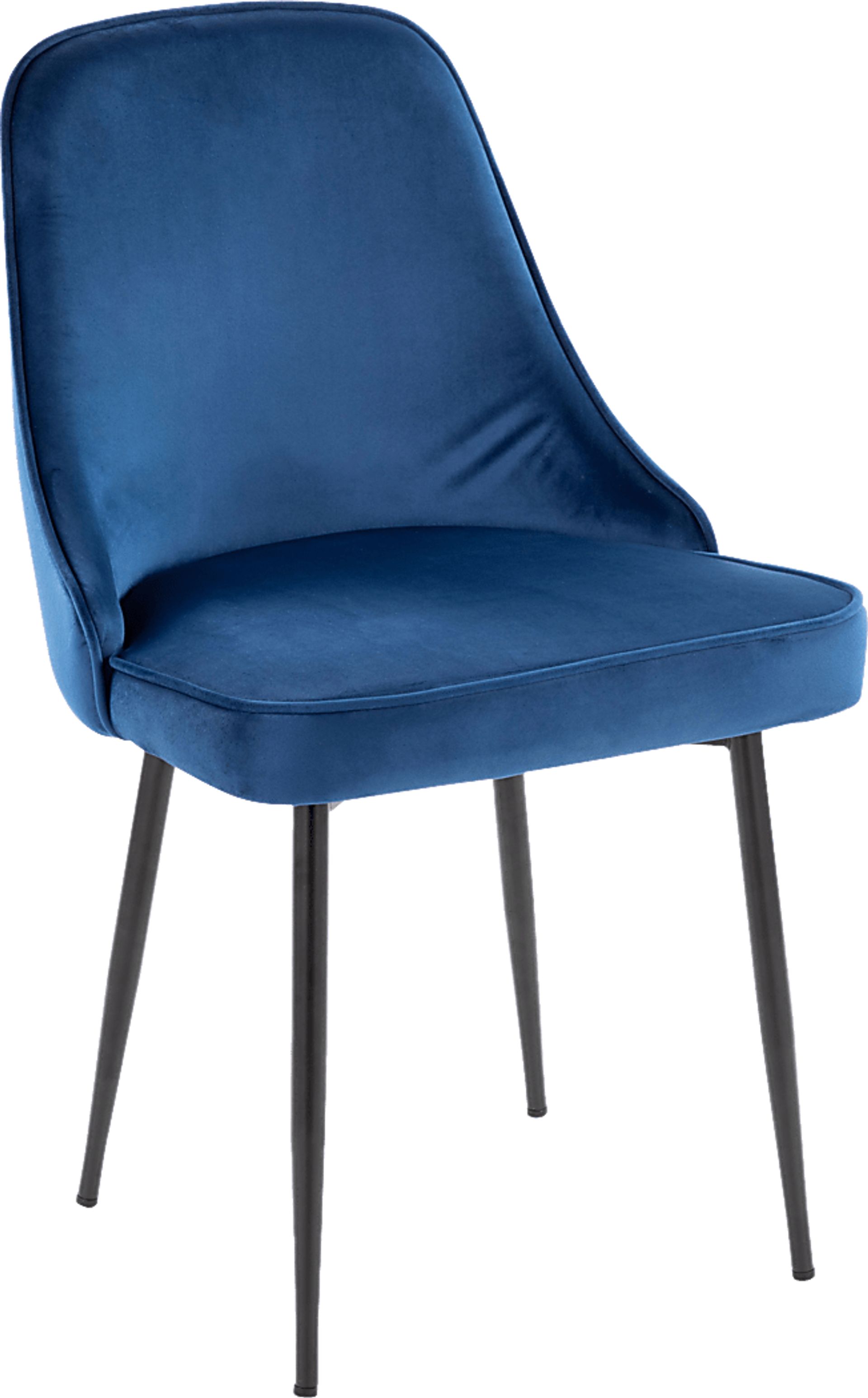 Clovis III Navy Dining Chair, Set of 2 - Image 3