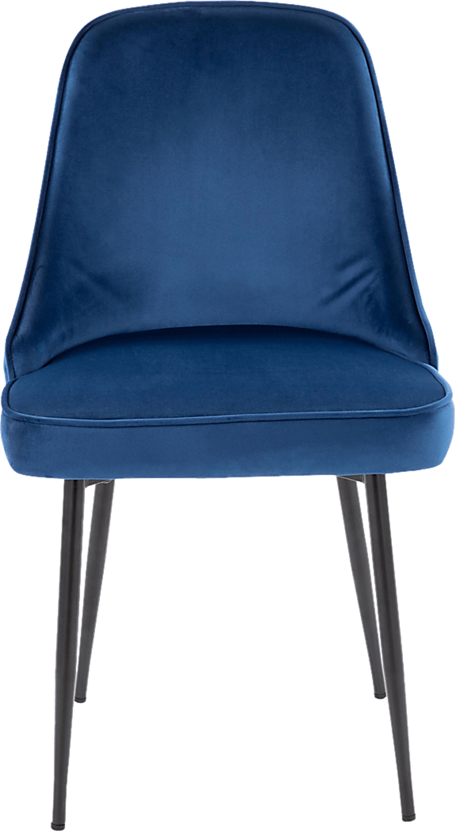 Clovis III Navy Dining Chair, Set of 2 - Image 4