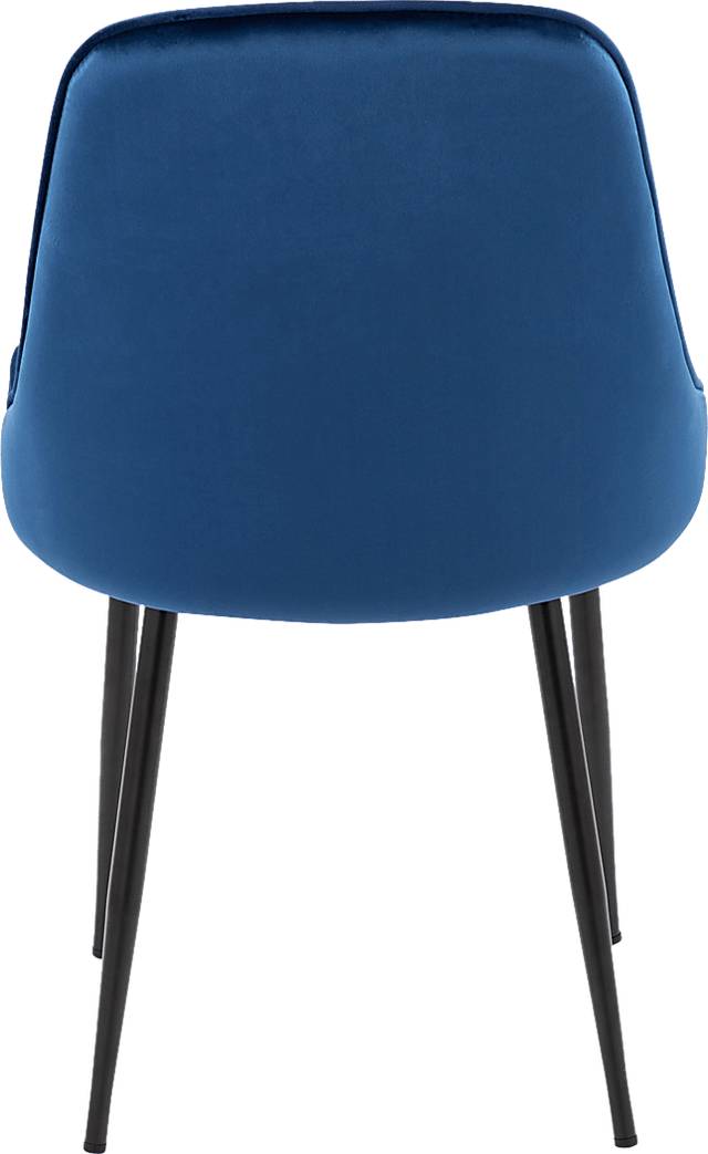 Clovis III Navy Dining Chair, Set of 2 - Thumbnail - Image 6
