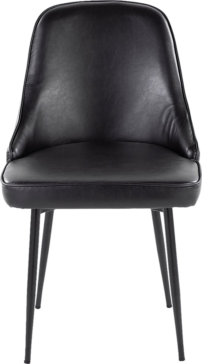 Clovis IV Black Dining Chair, Set of 2