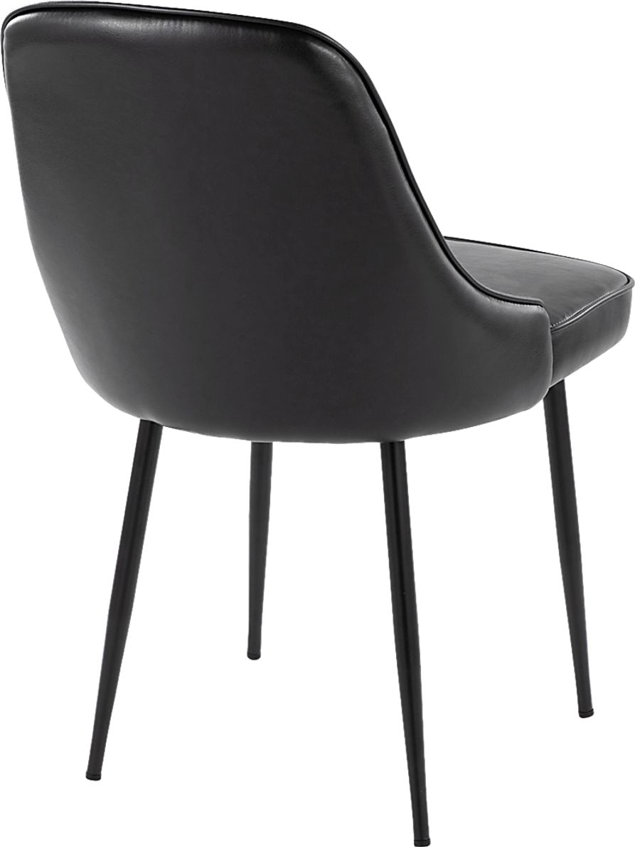 Clovis IV Black Dining Chair, Set of 2