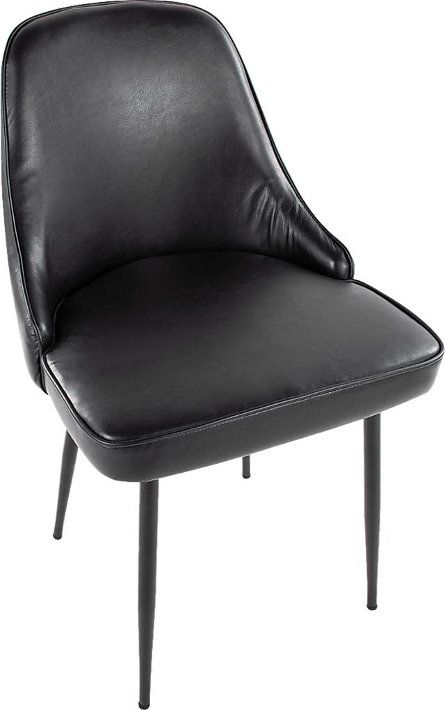 Clovis IV Black Dining Chair, Set of 2 - Thumbnail - Image 8