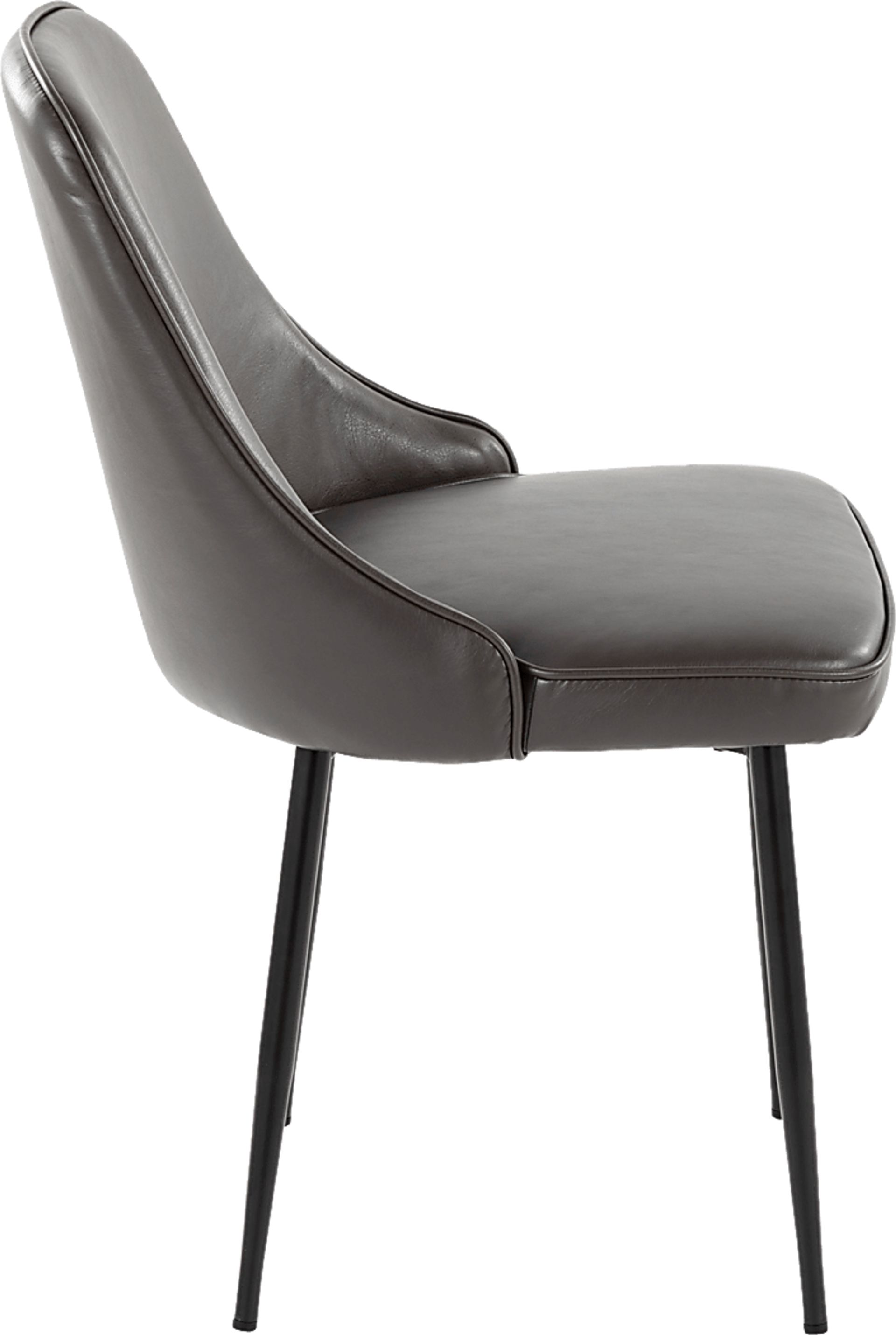 Clovis IV Gray Dining Chair, Set of 2 - Image 2