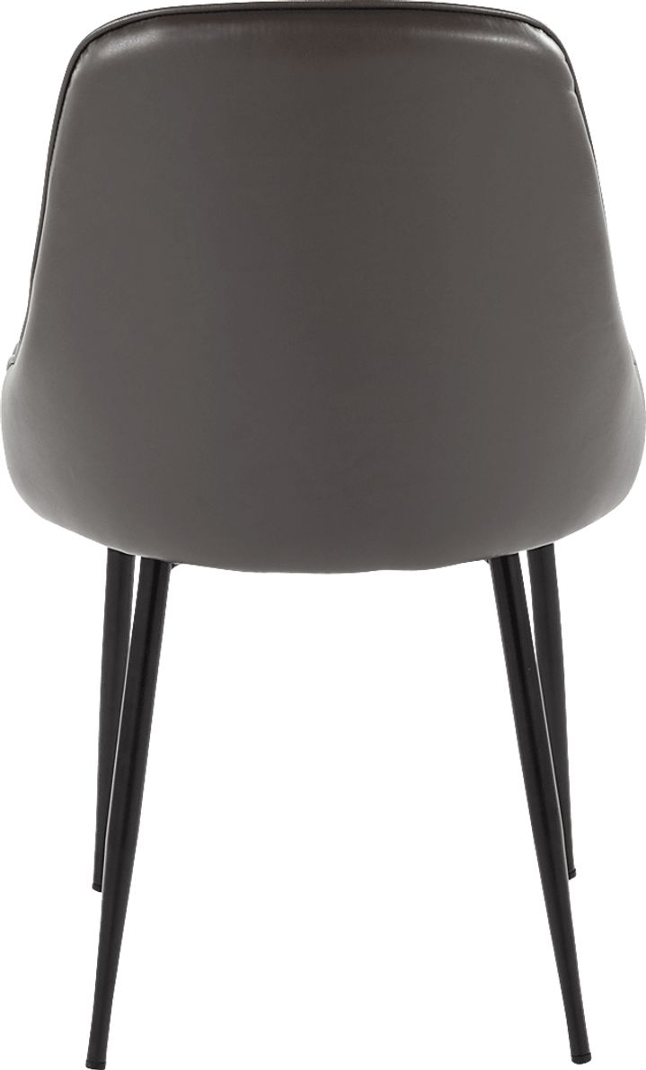 Clovis IV Gray Dining Chair, Set of 2
