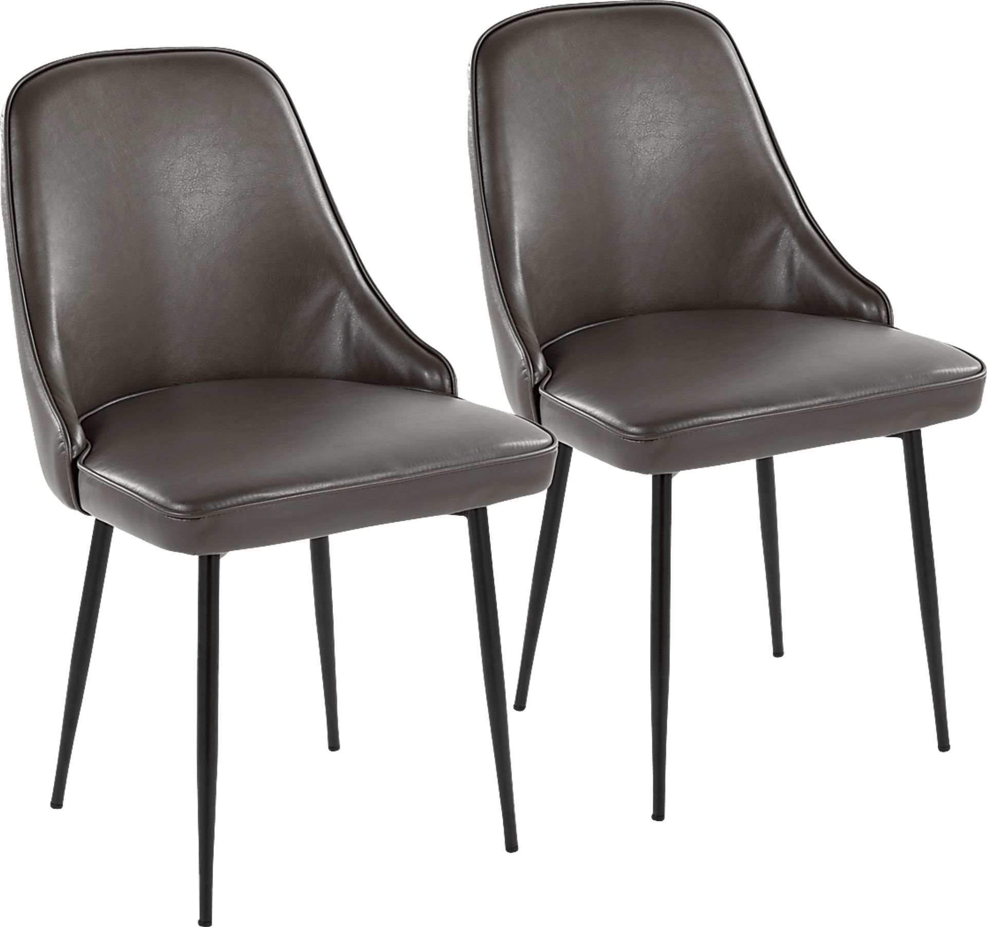 Clovis IV Gray Dining Chair, Set of 2 - Image 1