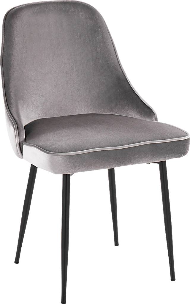 Clovis Silver Dining Chair, Set of 2 - Thumbnail - Image 2