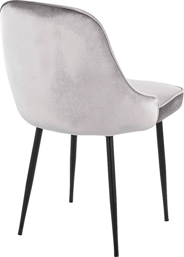 Clovis Silver Dining Chair, Set of 2 - Thumbnail - Image 4
