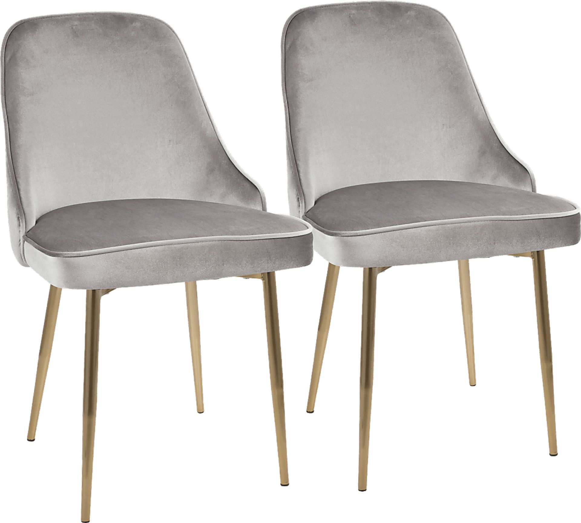 Clovis Silver Dining Chair, Set of 2 - Image 1
