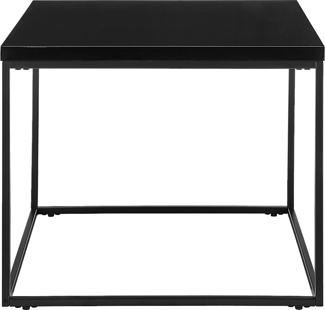 Clower Black Side Table