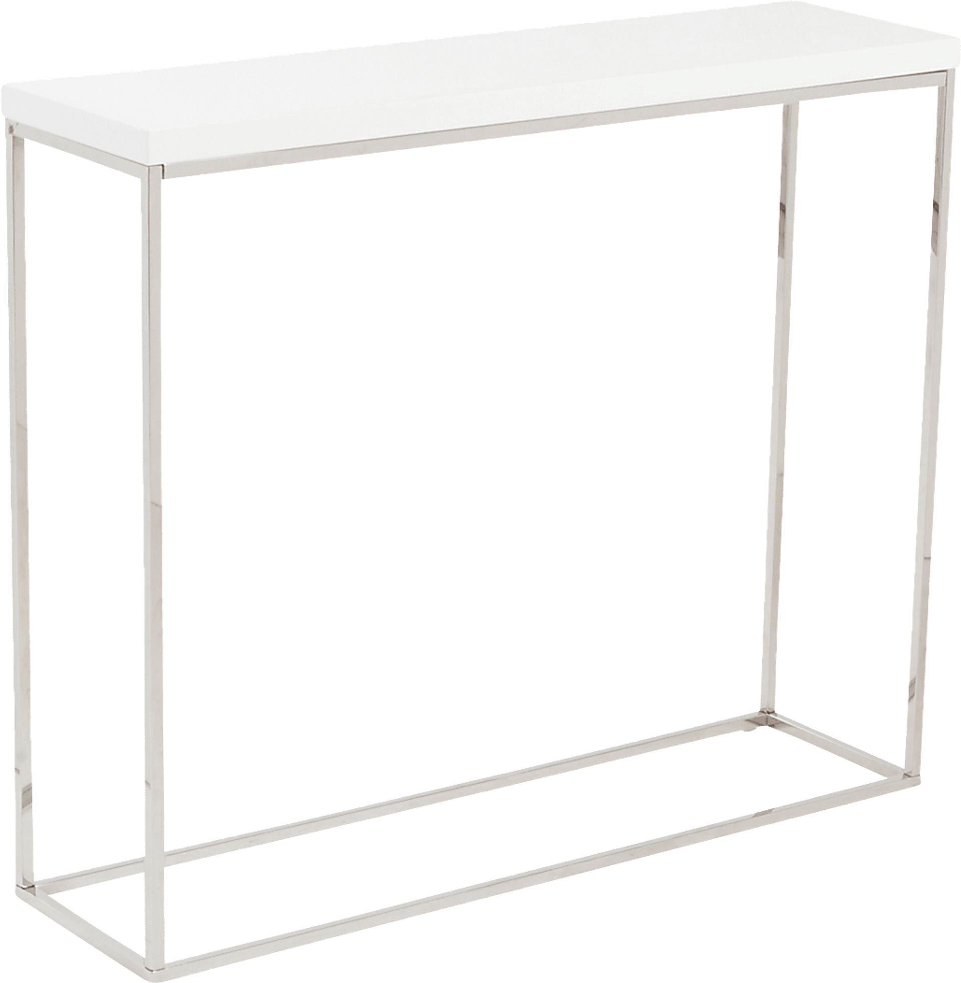 Clower White Sofa Table - Image 3