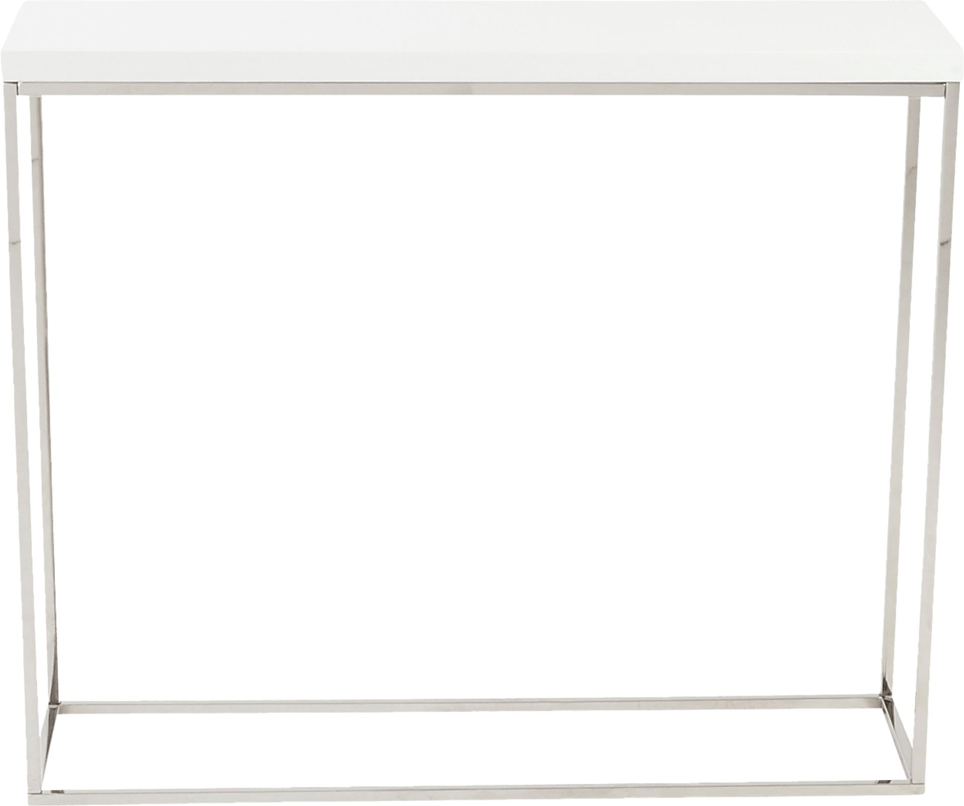 Clower White Sofa Table - Image 1