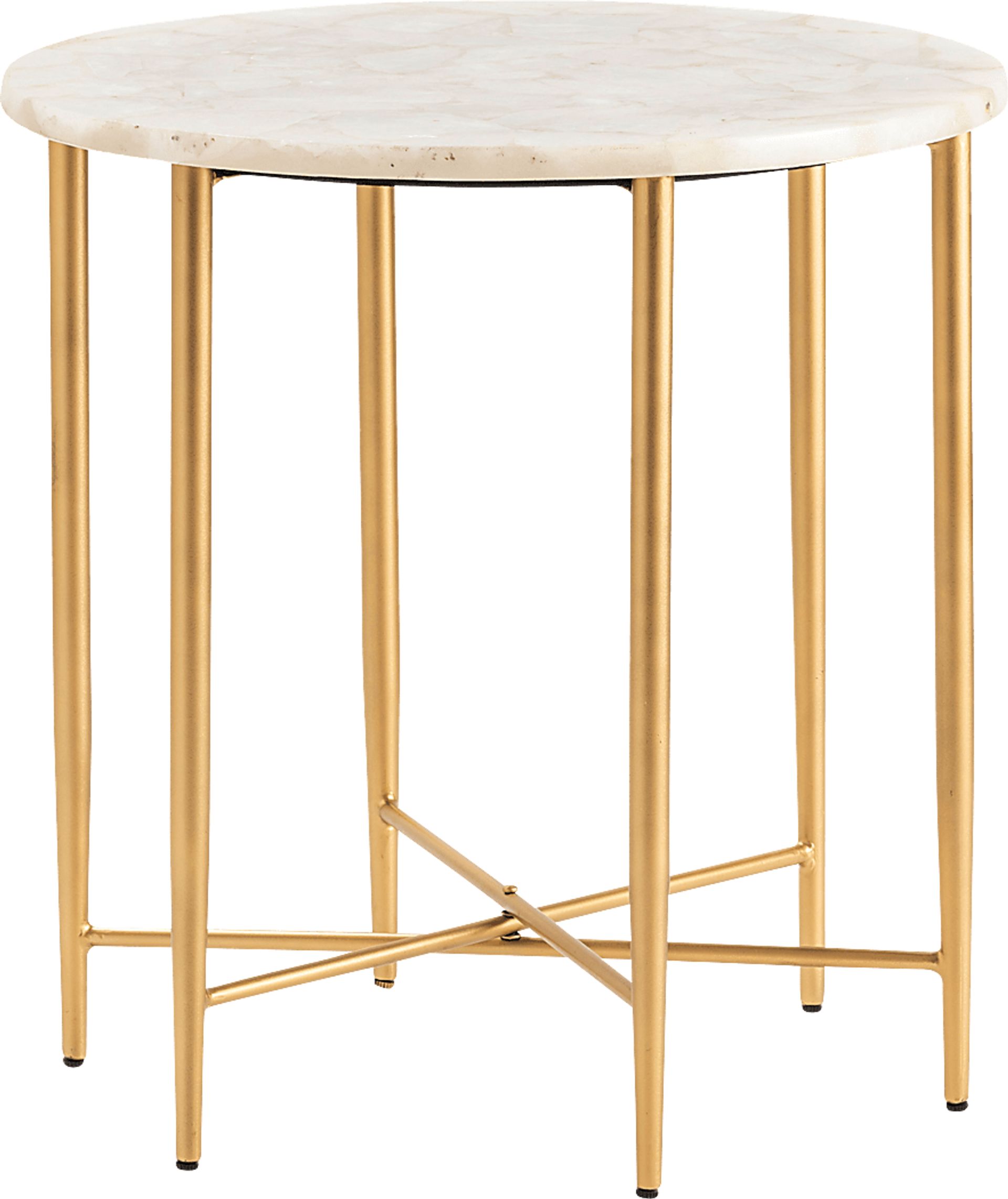 Cloyce White Accent Table - Image 1