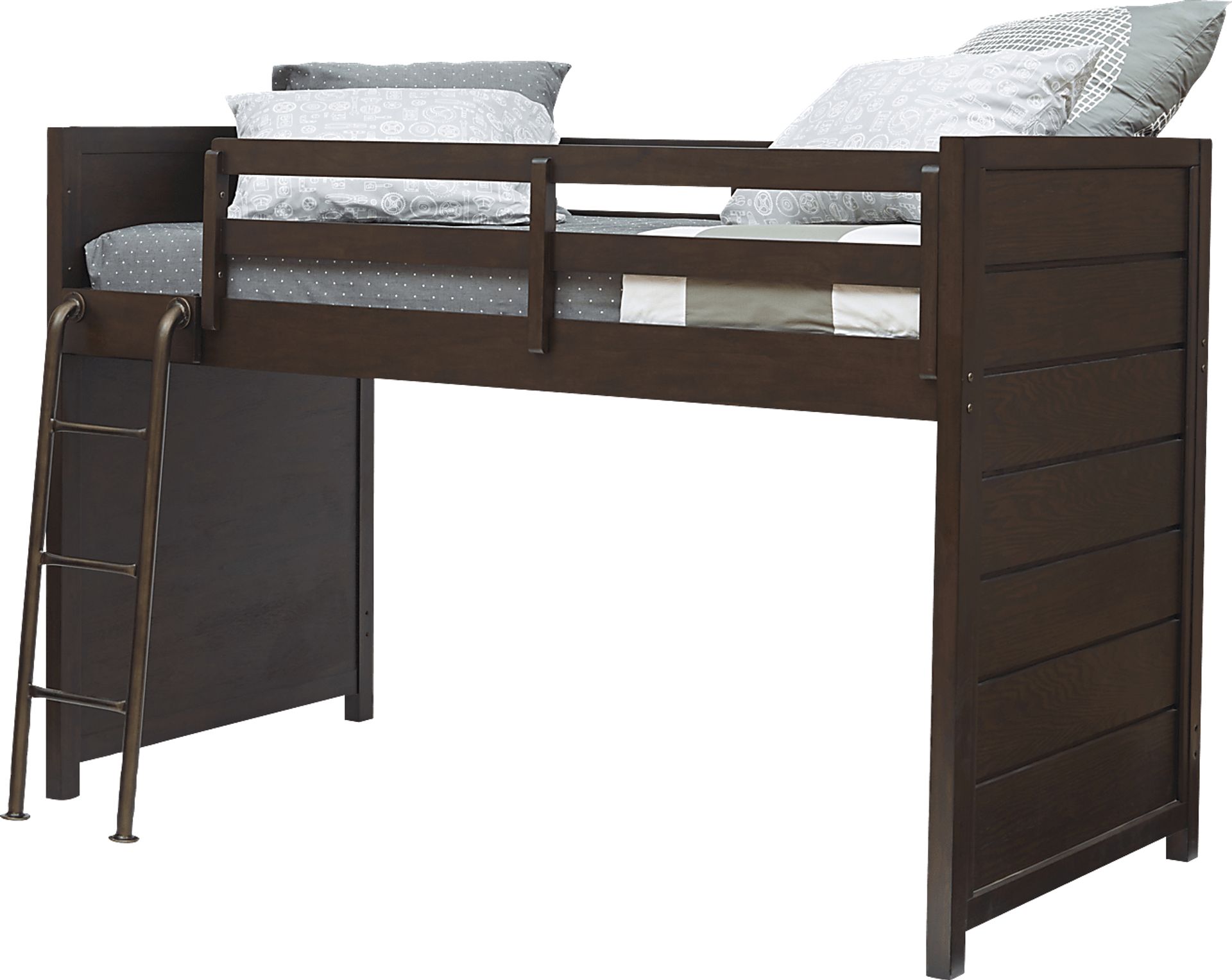 Clubhouse Chocolate Twin Jr. Loft Bed - Image 1