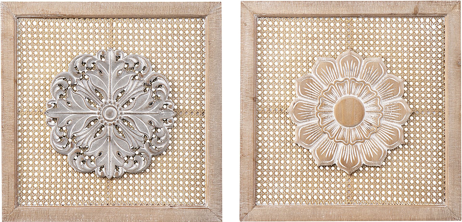 Clyborn Natural Wall Decor, Set of 2 - Image 1