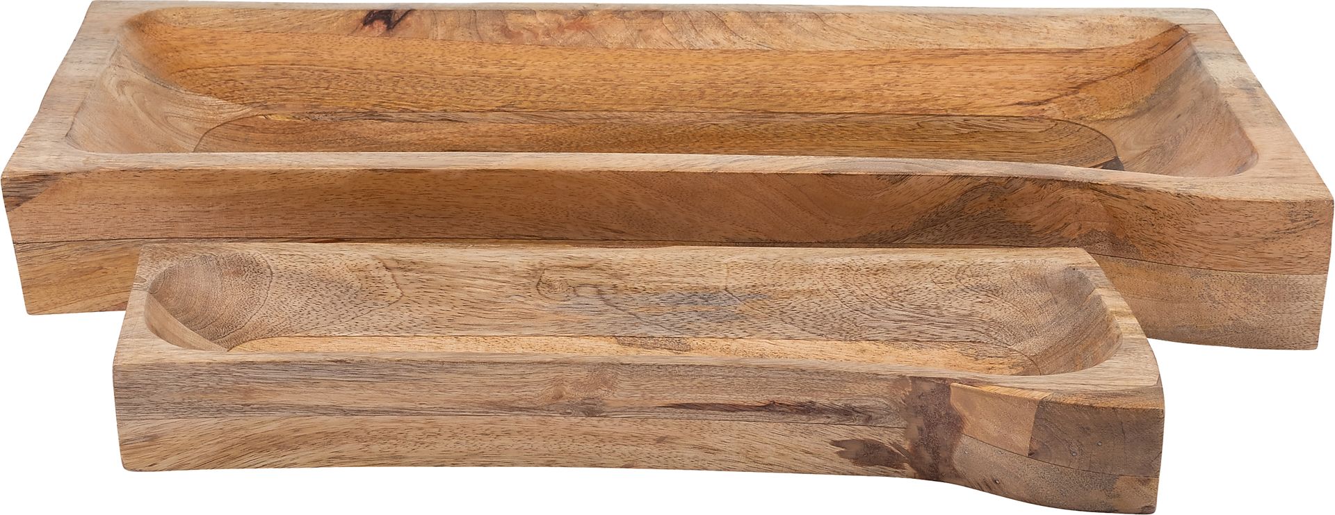Clybourn Brown Tray, Set of 2 - Image 4