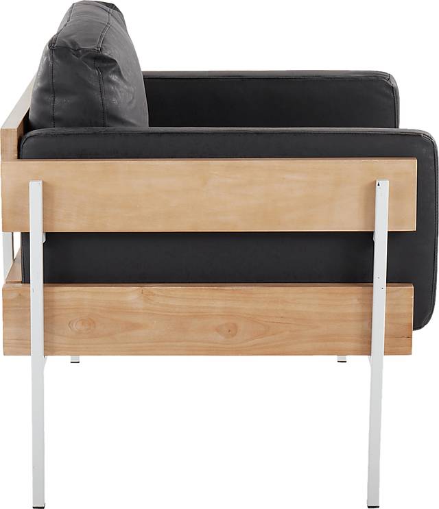 Clyburn Black Accent Chair - Thumbnail - Image 2