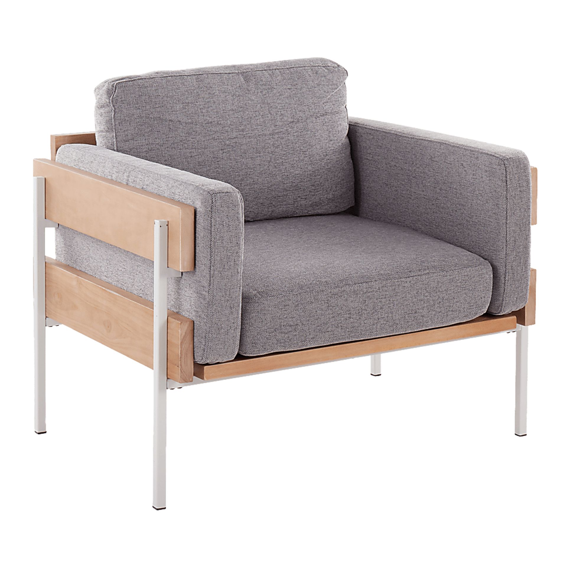 Clyburn Gray Accent Chair - Image 1