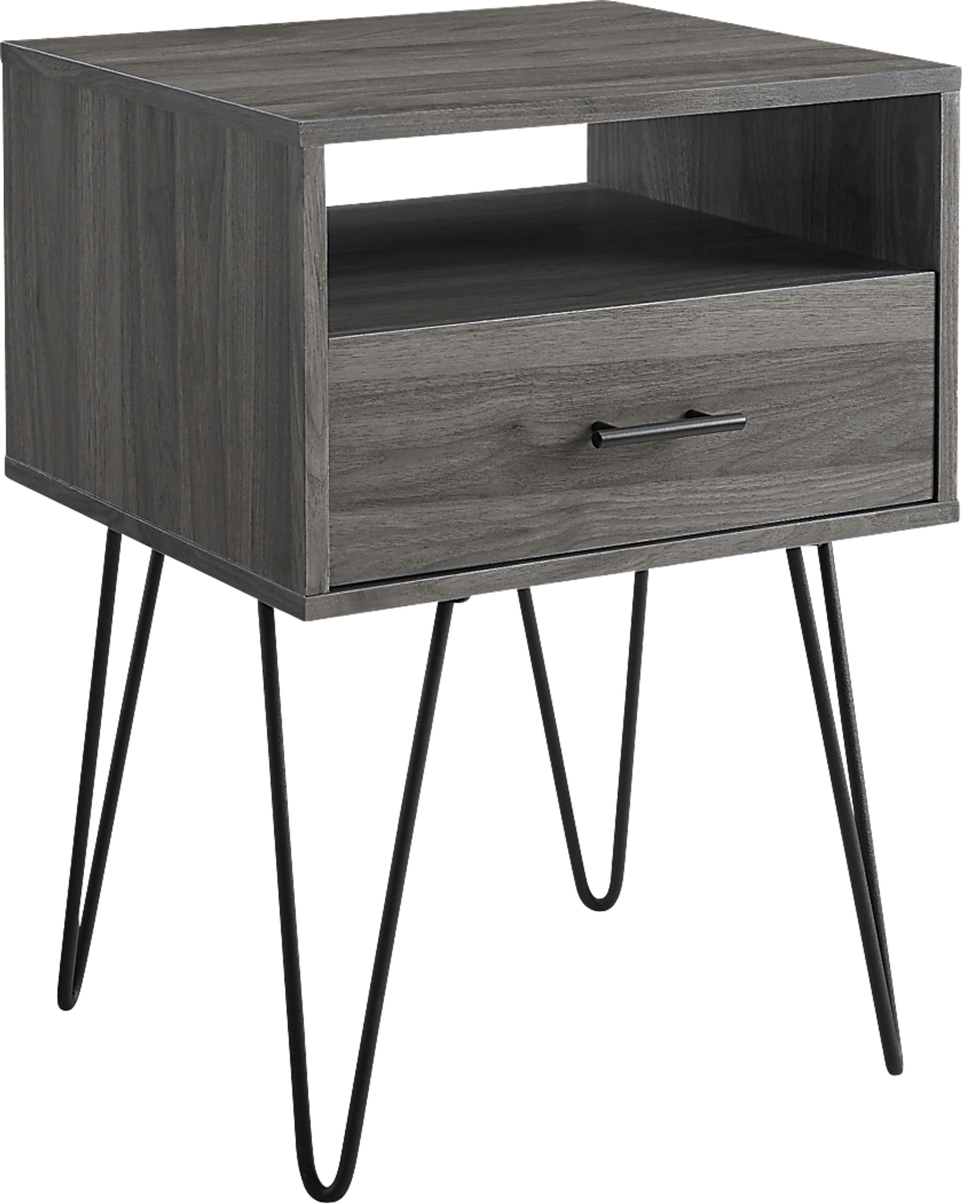 Clyburn Gray Side Table - Image 1