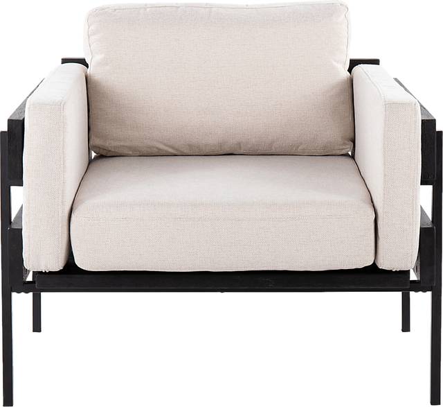 Clyburn II Cream Accent Chair - Thumbnail - Image 3