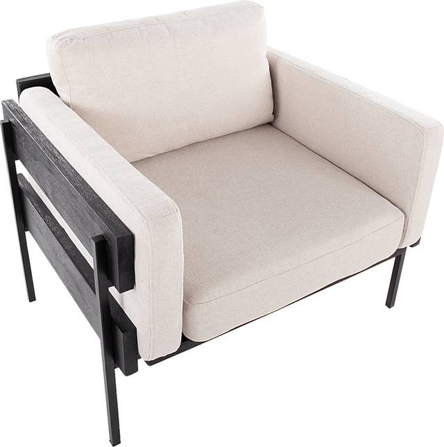 Clyburn II Cream Accent Chair - Thumbnail - Image 4