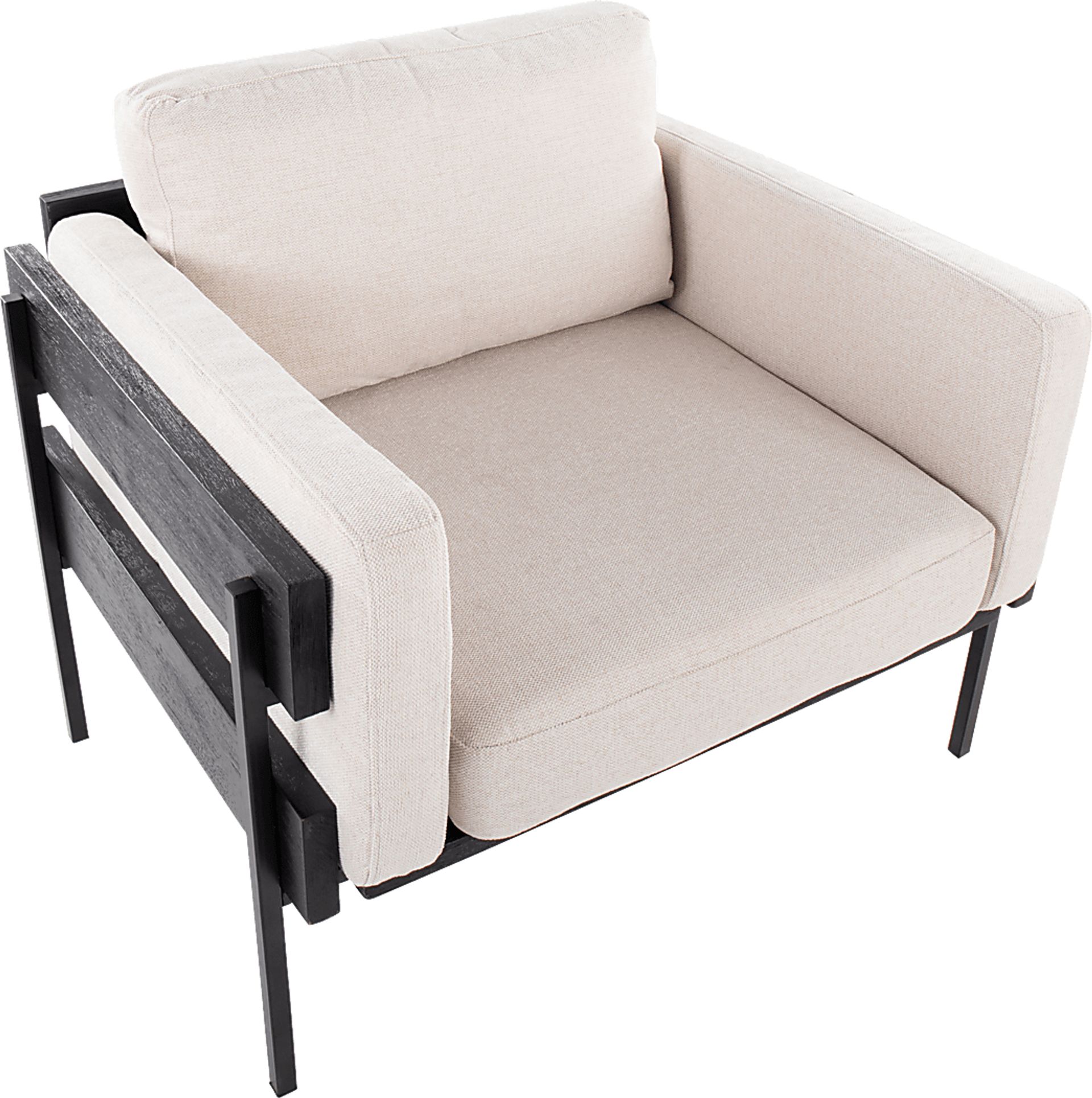 Clyburn II Cream Accent Chair - Image 4