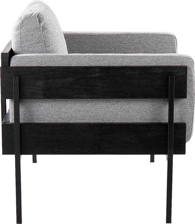 Clyburn II Gray Accent Chair - Thumbnail - Image 2