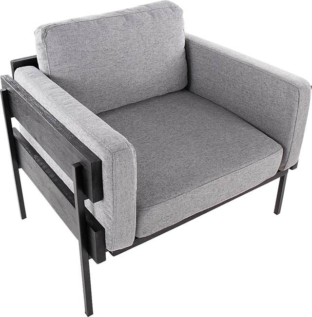 Clyburn II Gray Accent Chair - Thumbnail - Image 4