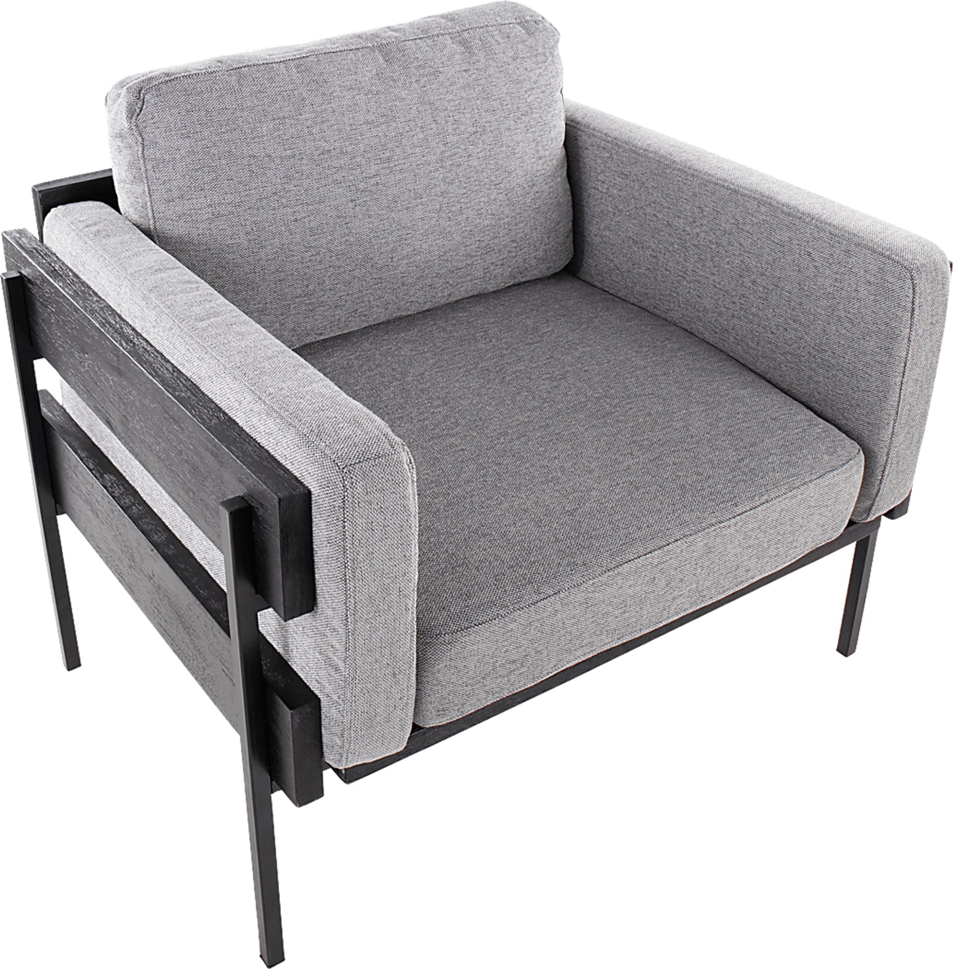 Clyburn II Gray Accent Chair - Image 4