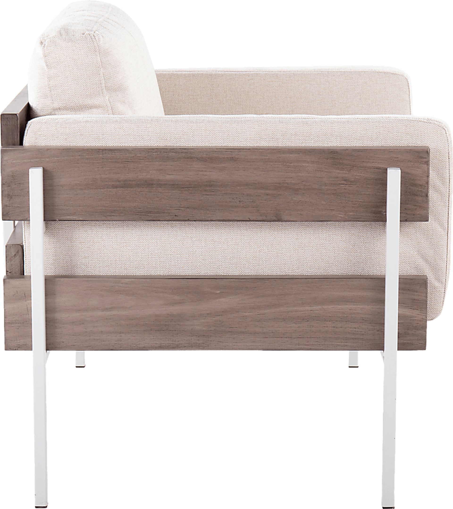Clyburn III Cream Accent Chair - Image 3