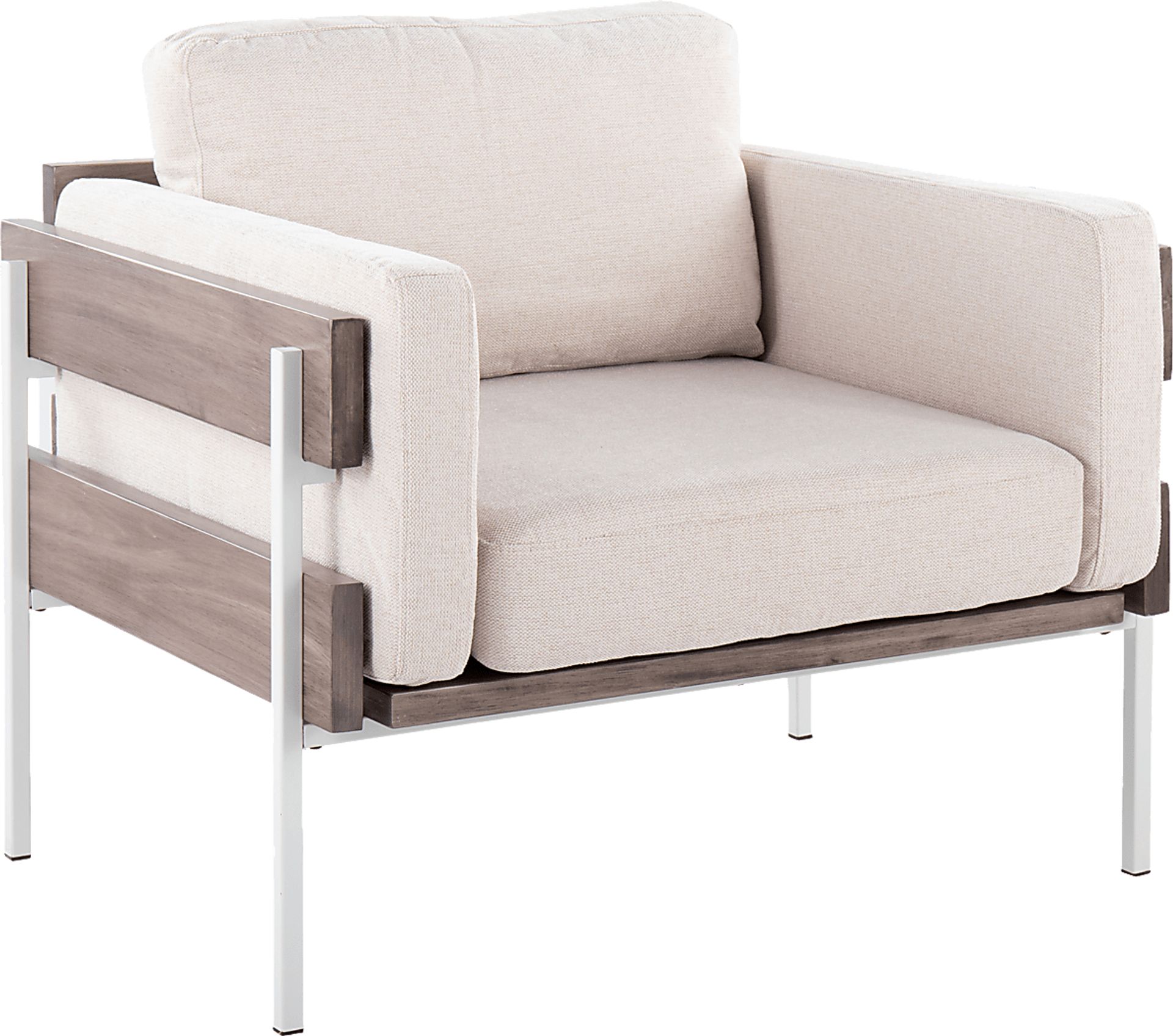 Clyburn III Cream Accent Chair - Image 1