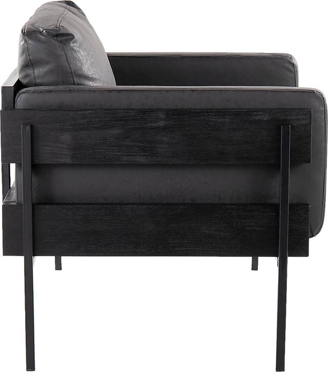 Clyburn IV Black Accent Chair - Thumbnail - Image 3