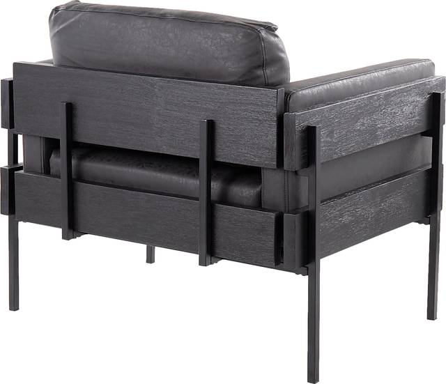 Clyburn IV Black Accent Chair - Thumbnail - Image 4
