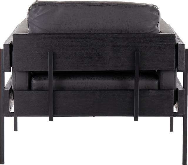 Clyburn IV Black Accent Chair - Thumbnail - Image 5