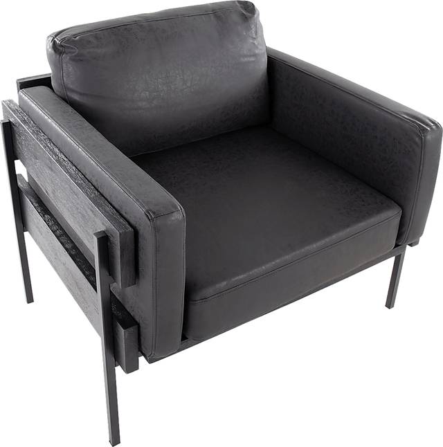 Clyburn IV Black Accent Chair - Thumbnail - Image 7