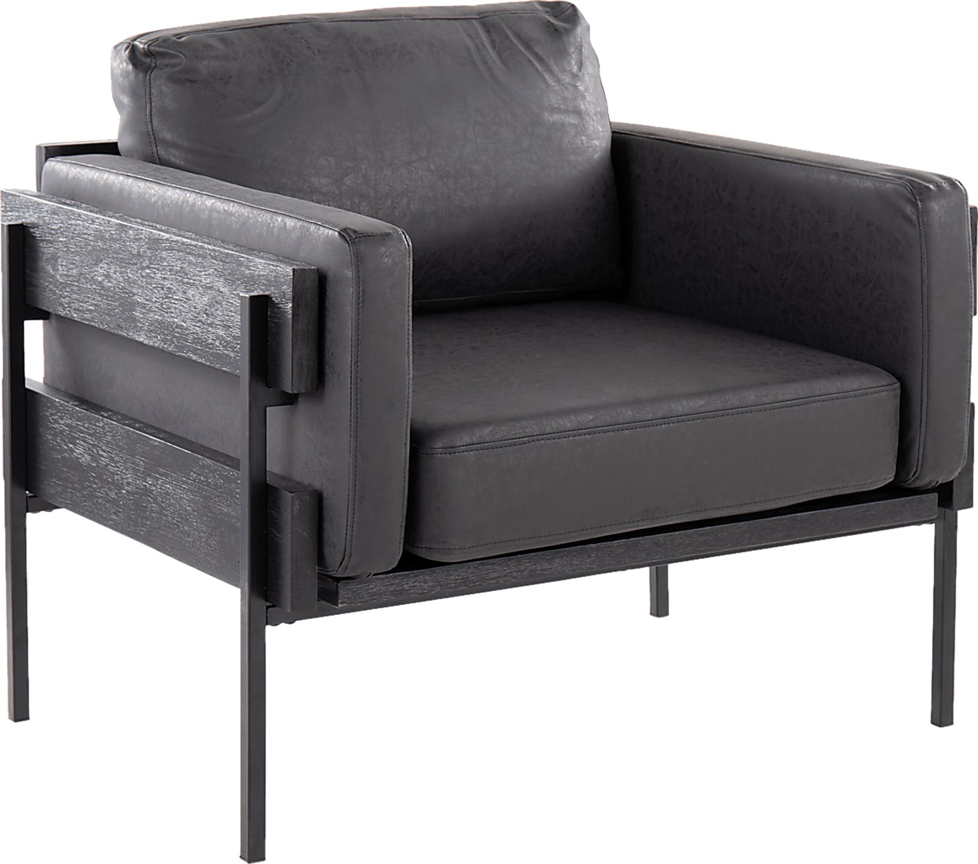 Clyburn IV Black Accent Chair - Image 1