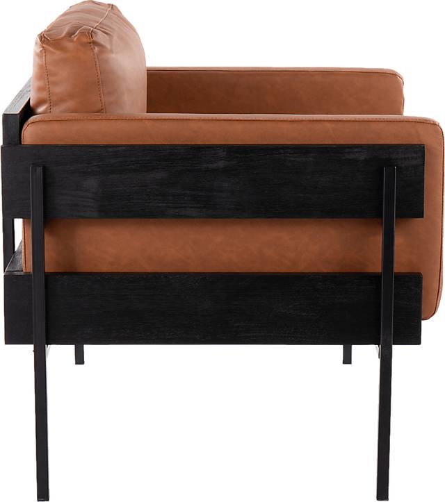 Clyburn IV Camel Accent Chair - Thumbnail - Image 3