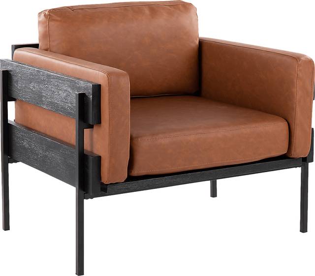 Clyburn IV Camel Accent Chair - Thumbnail - Image 1