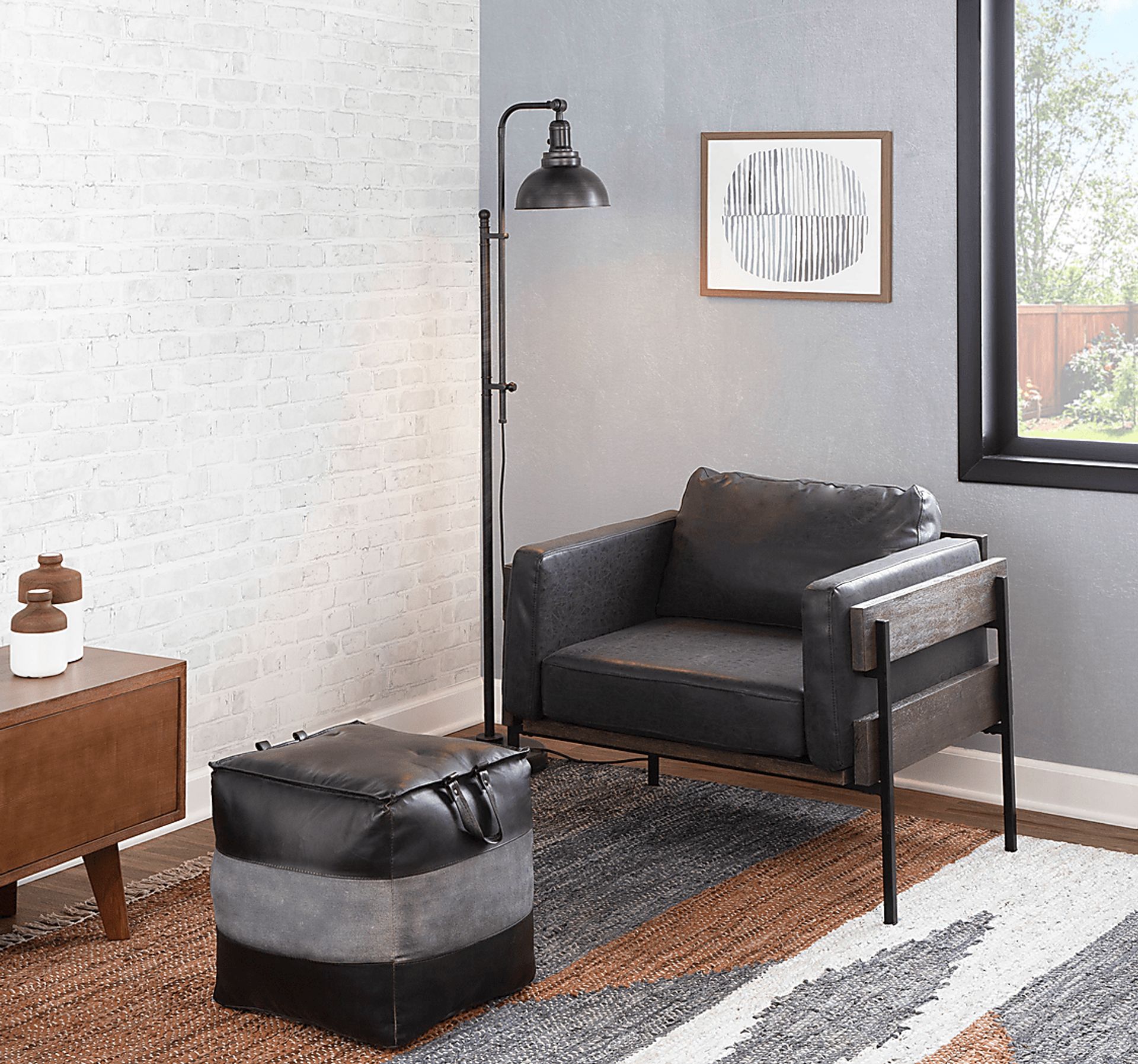 Clyburn V Black Accent Chair - Image 2