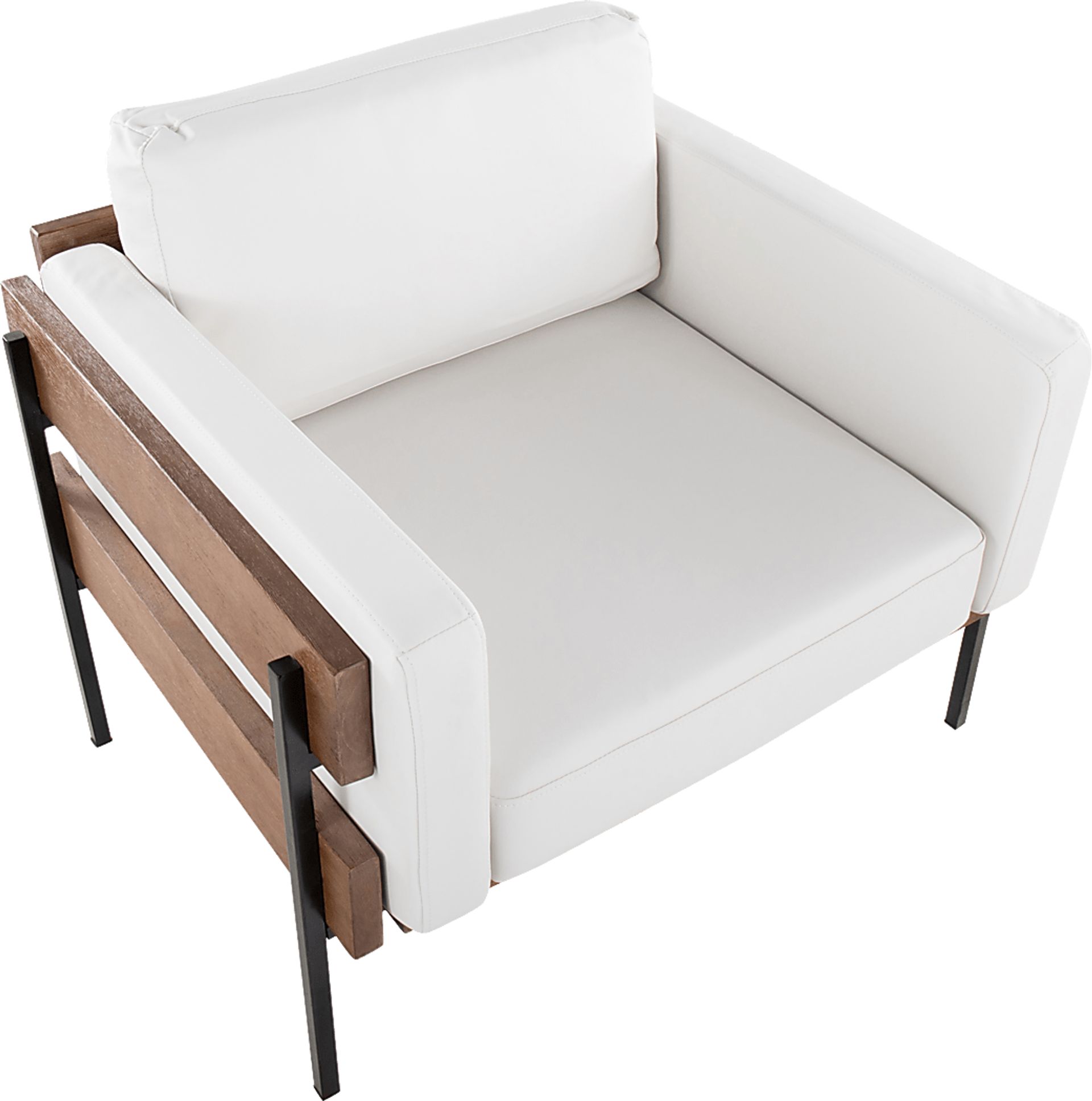 Clyburn V White Accent Chair - Image 5