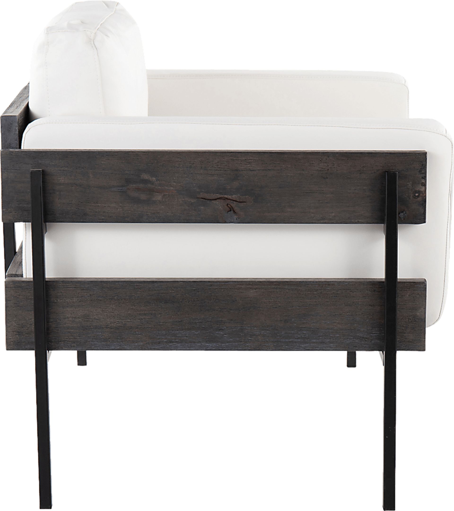 Clyburn VII White Accent Chair - Image 2