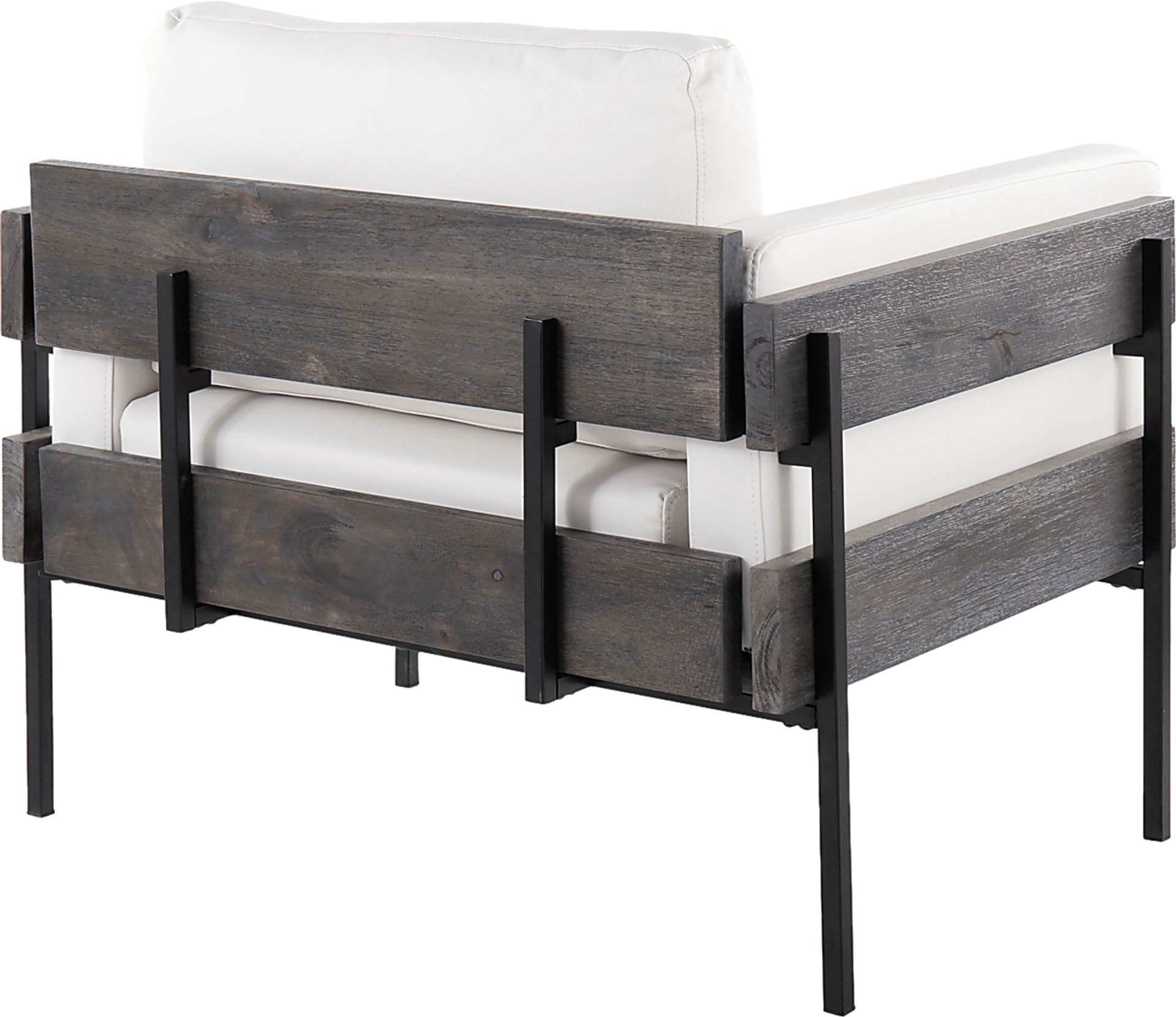 Clyburn VII White Accent Chair - Image 3