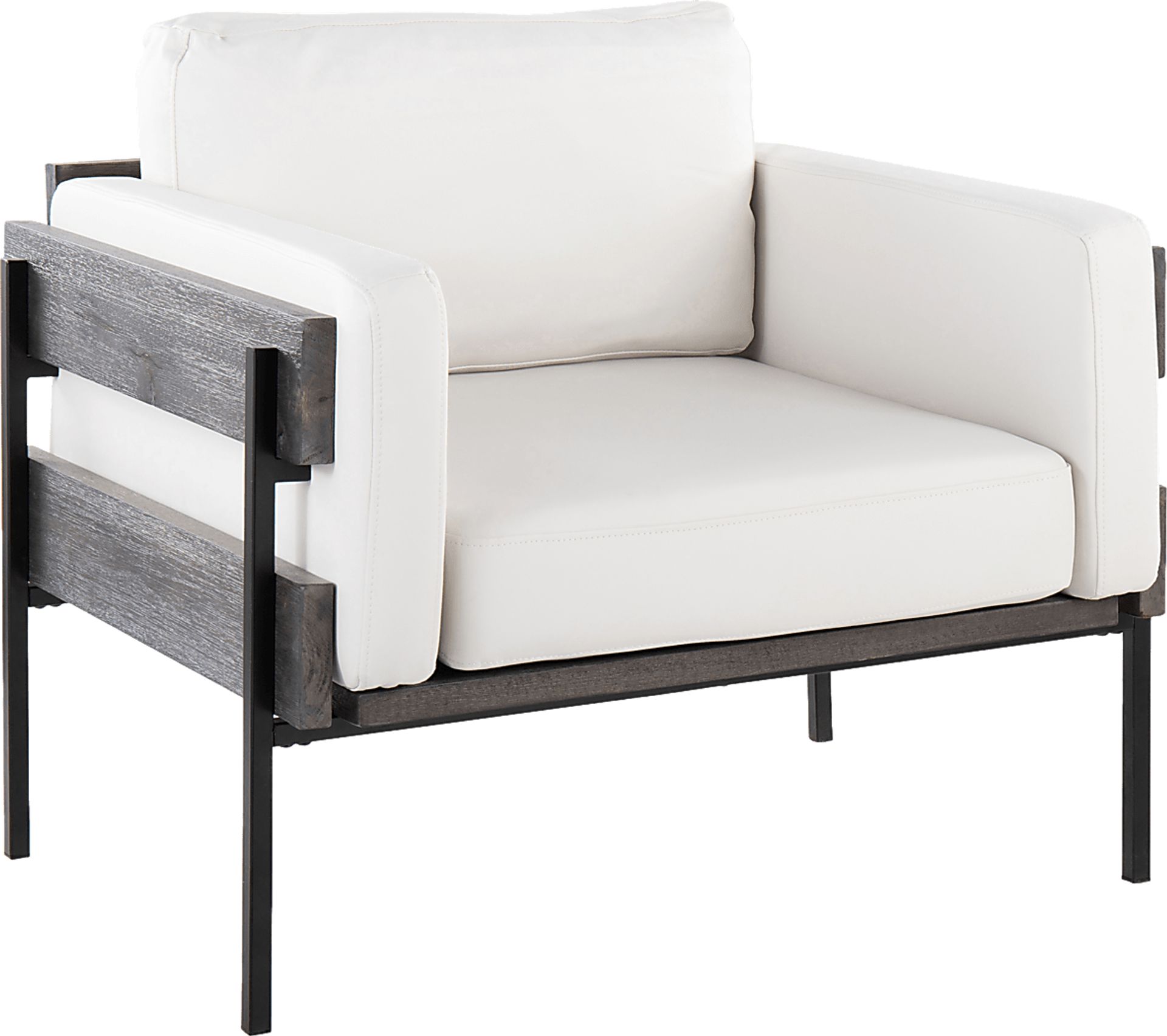 Clyburn VII White Accent Chair - Image 1