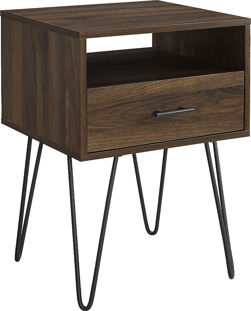 Clyburn Walnut Side Table