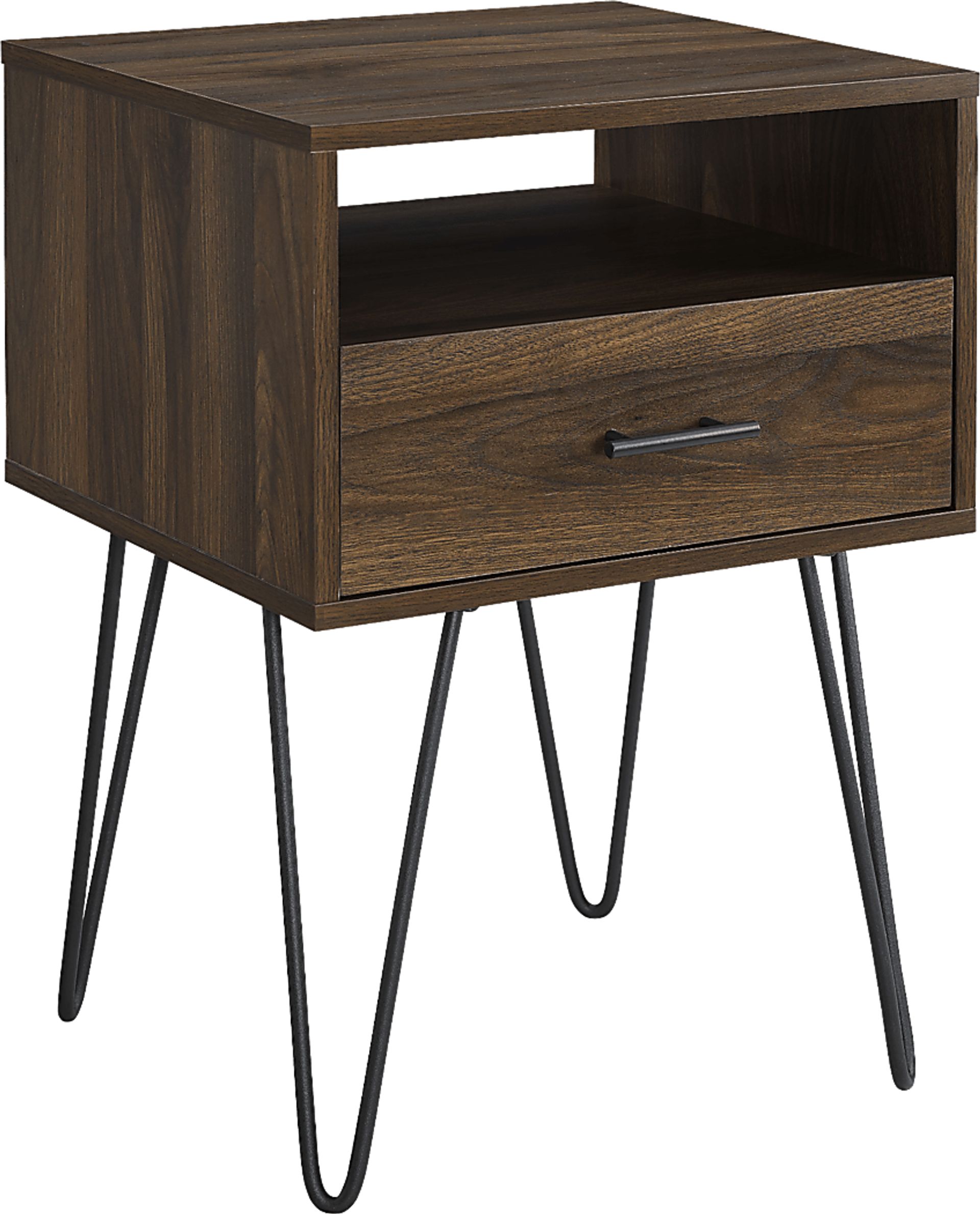 Clyburn Walnut Side Table - Image 1