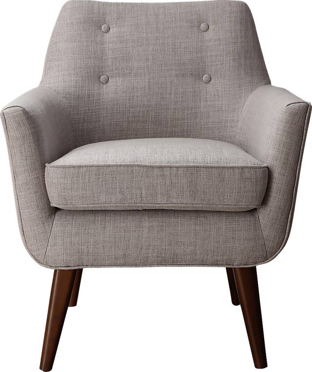 Clyde Beige Accent Chair - Thumbnail - Image 1